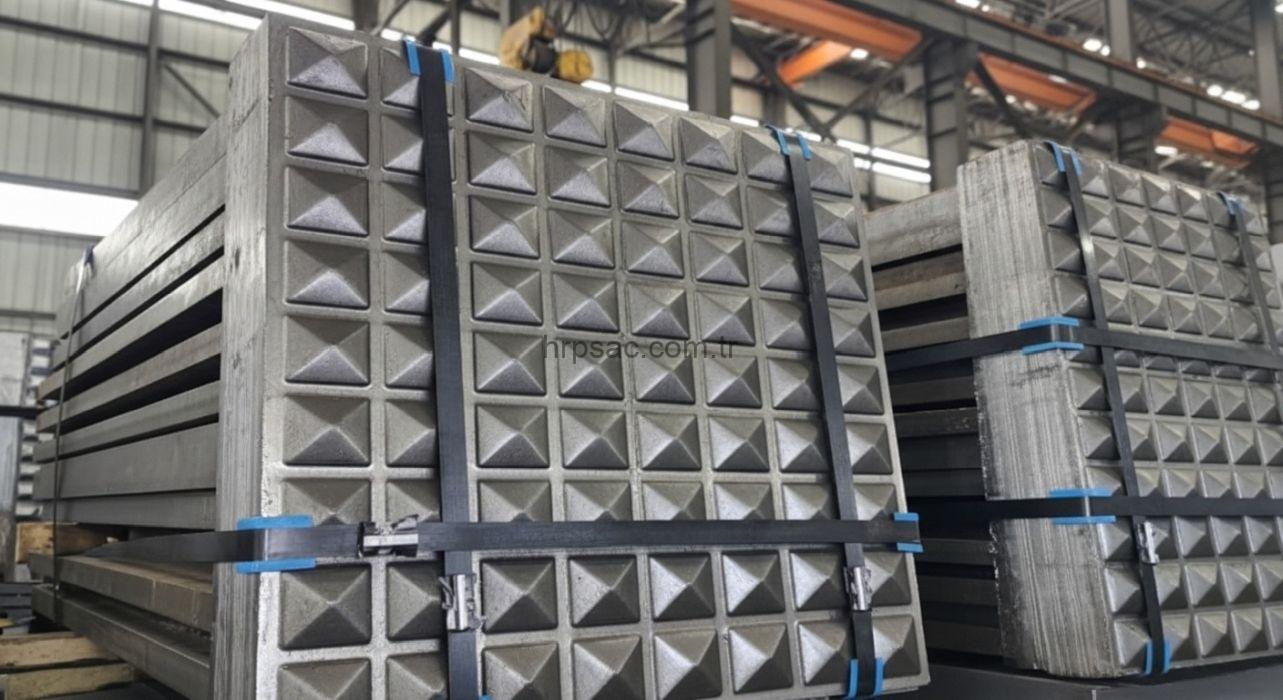Otomotiv ve mobilya sektöründe kullanılan desenli metal parçaları.