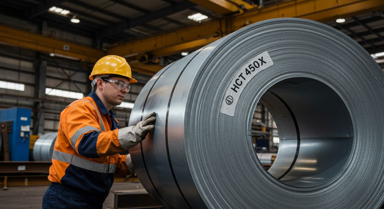 Endüstriyel galvaniz sac levhaları.
